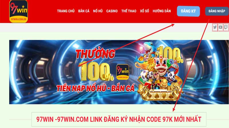 97win hướng dẫn đăng ký tài khoản